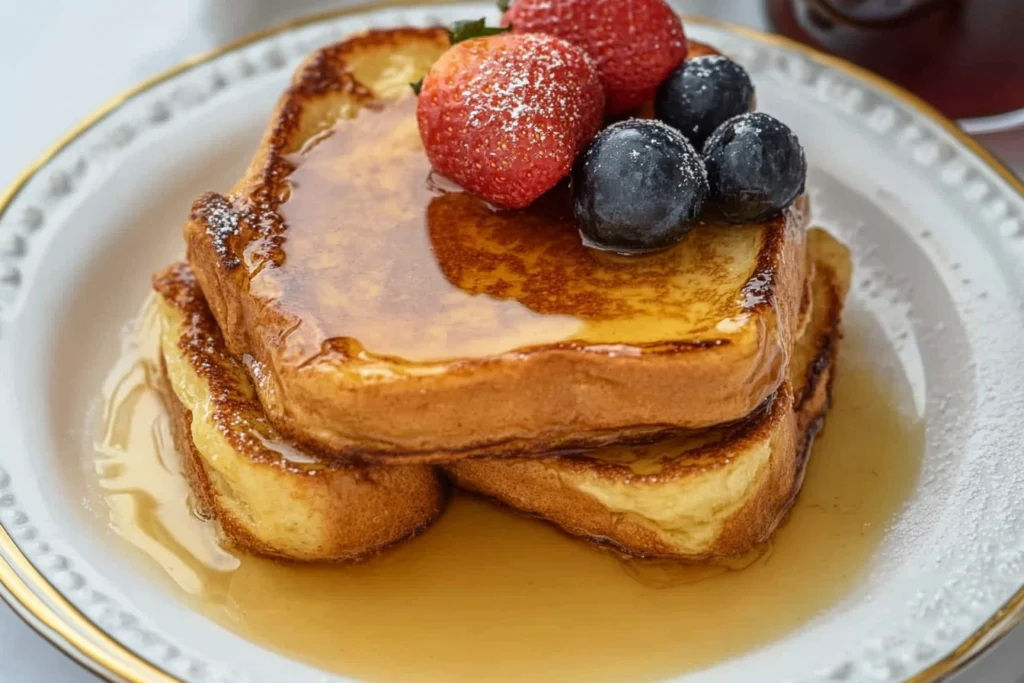 What is Brioche French Toast made of