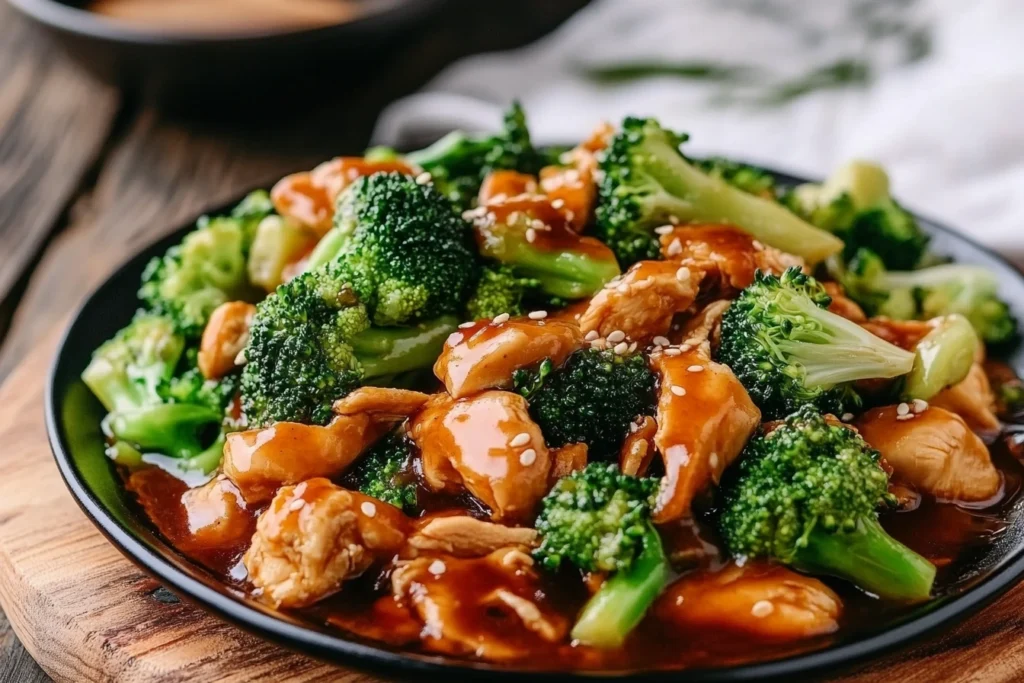 What is the Sauce Made of from Chinese Chicken and Broccoli?